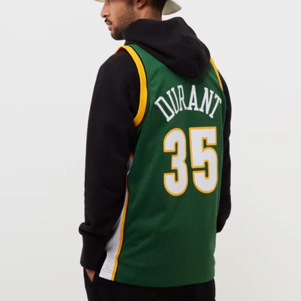 Vintage Kevin Durant Seattle SuperSonics Adidas Jersey